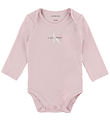 Calvin Klein Bodysuit l/s - Monograms - Pink Ice