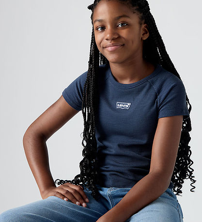 Levis T-shirt - Rib - BIG Dipper w. Rhinestone Levis T-shirt - Rib - BIG Dipper w. Rhinestone