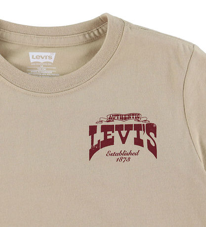 Levis T-skjorte - Galopperende fritt - White Pepper m. Rød Levis T-skjorte - Galopperende fritt - White Pepper m. Rød