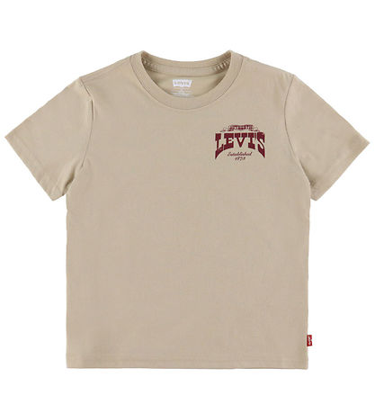 Levis T-skjorte - Galopperende fritt - White Pepper m. Rød Levis T-skjorte - Galopperende fritt - White Pepper m. Rød