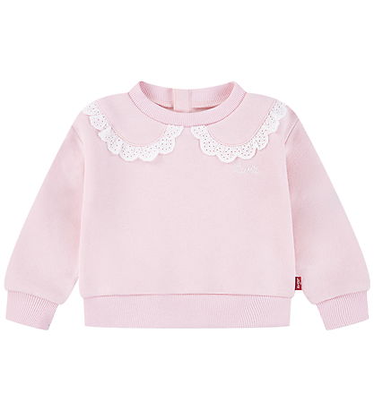 Levis Sweatshirt - Peter Pan Collar - Crystal Rose Levis Sweatshirt - Peter Pan Collar - Crystal Rose