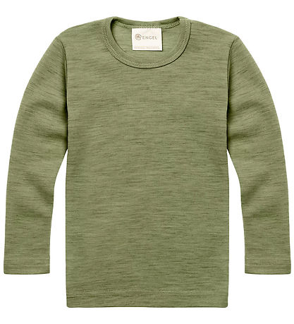 Engel Blouse - Wol - Sage Green Melange