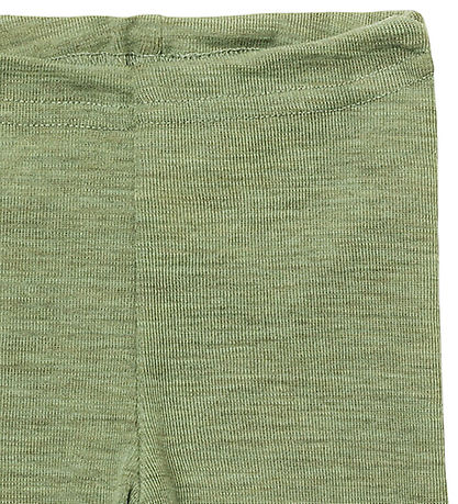 Engel Leggings - Wool - Sage Green Melange