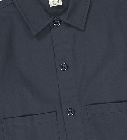 Müsli Overskjorte - Twill - Natt Blue Müsli Overskjorte - Twill - Natt Blue