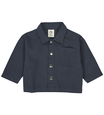 Müsli Kauluspaita - Twill Vauva - Yö Blue Müsli Kauluspaita - Twill Vauva - Yö Blue