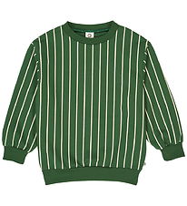 Müsli Sweatshirt - Pinestripe - Green Gables/Oak Müsli Sweatshirt - Pinestripe - Green Gables/Oak