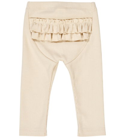 Müsli Leggings - Rib - Frill Baby - Cozy Ich - Oak