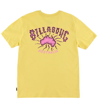 Billabong T-paita - Alkuperä - Kadonnut Yellow M. Tulosta Billabong T-paita - Alkuperä - Kadonnut Yellow M. Tulosta