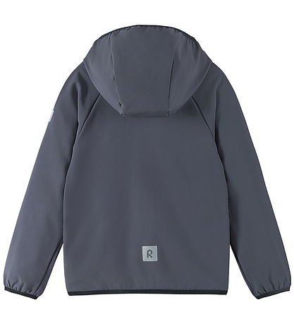 Reima Softshelljacke m. Fleece - Mukana - Grau/Schwarz