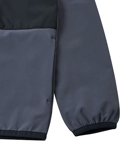Reima Softshelljacke m. Fleece - Mukana - Grau/Schwarz