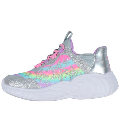 Skechers Schoenen m. Lichten - Unicorn Dromen - Silver/Multi