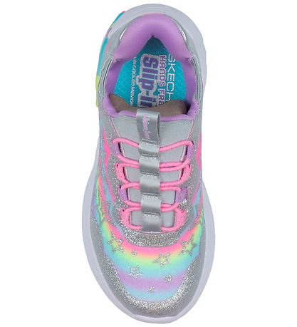 Skechers Schoenen m. Lichten - Unicorn Dromen - Silver/Multi