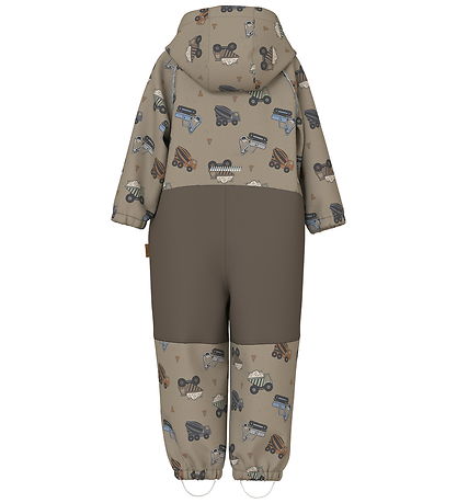 Name It Softshell Suit w. Fleece - Noos - NmmAlfa08 - Silver Min