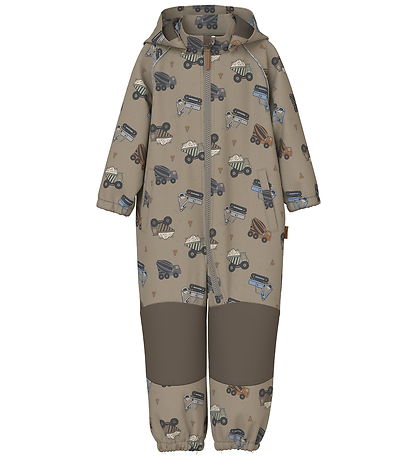Name It Softshell Suit w. Fleece - Noos - NmmAlfa08 - Silver Min