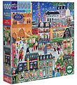 Eeboo Jigsaw Puzzle - 1000 Bricks - 58.4x58.4 cm - Paris Christm Eeboo Jigsaw Puzzle - 1000 Bricks - 58.4x58.4 cm - Paris Christm