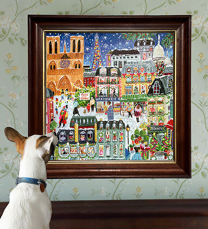 Eeboo Jigsaw Puzzle - 1000 Bricks - 58.4x58.4 cm - Paris Christm