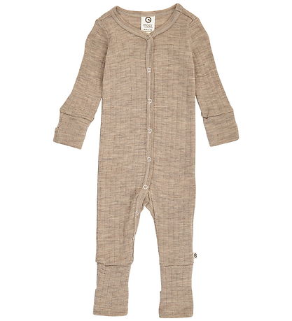 Müsli Jumpsuit - Rib - Wool - Conditioner Melange