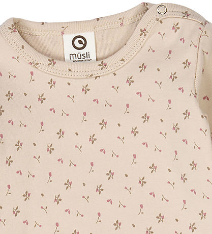 Müsli Bodysuit l/s - Aster - Oak/Nostalgia Rose/Beige Müsli Bodysuit l/s - Aster - Oak/Nostalgia Rose/Beige