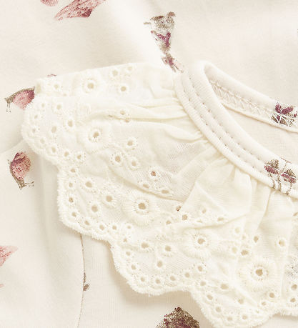 Minymo Bodysuit w. Skirt - AOP - Sandshell