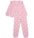 Minymo Pyjama Set - 2 Parts - AOP - Bleached Mauve Minymo Pyjama Set - 2 Parts - AOP - Bleached Mauve