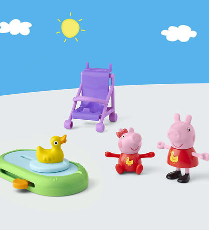 Peppa Pig Speelgoedfiguren - 4 st. - Peppa & Evie's Park Fun Peppa Pig Speelgoedfiguren - 4 st. - Peppa & Evie's Park Fun