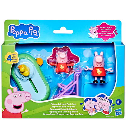 Peppa Pig Speelgoedfiguren - 4 st. - Peppa & Evie's Park Fun Peppa Pig Speelgoedfiguren - 4 st. - Peppa & Evie's Park Fun