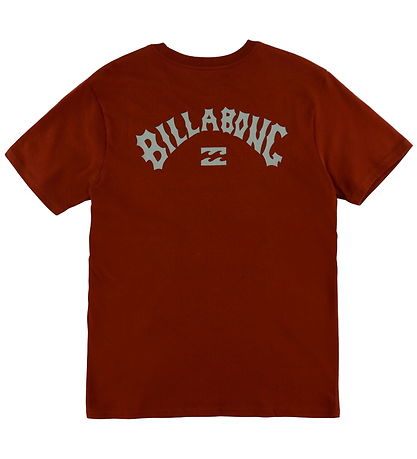 Billabong T-shirt - Arch Wave - Brick w. Print