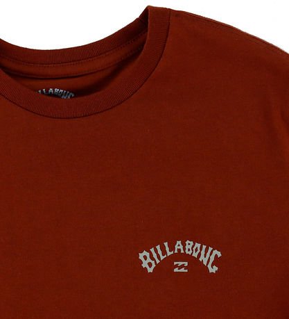 Billabong T-shirt - Arch Wave - Brick w. Print