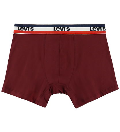 Levis Boxers - 3-Pack - Red/Black/Green Levis Boxers - 3-Pack - Red/Black/Green