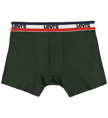 Levis Boxers - 3-Pack - Red/Black/Green Levis Boxers - 3-Pack - Red/Black/Green