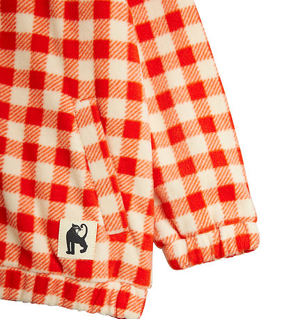 Veste polaire Mini Rodini - Vichy - Rouge/Blanc à Carreaux Veste polaire Mini Rodini - Vichy - Rouge/Blanc à Carreaux