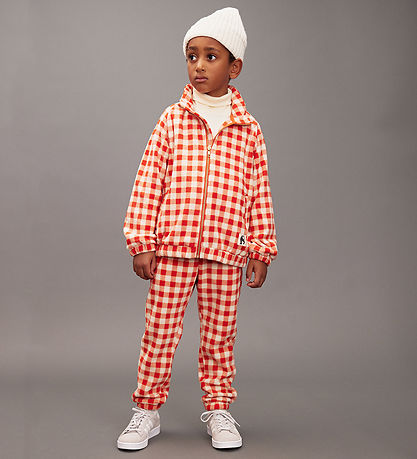 Veste polaire Mini Rodini - Vichy - Rouge/Blanc à Carreaux Veste polaire Mini Rodini - Vichy - Rouge/Blanc à Carreaux