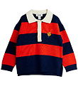 Mini Rodini Bluse - Strick - Rugby - Rot/Blau/Weiß Mini Rodini Bluse - Strick - Rugby - Rot/Blau/Weiß