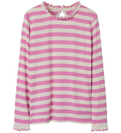 Blouse Name It - NkfPrakula - Fuchsia Rose/Bright White Blouse Name It - NkfPrakula - Fuchsia Rose/Bright White