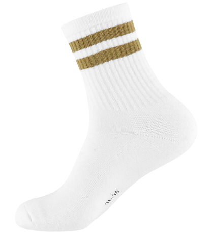 Name It Socks - NkmJans - Bright White/Dull Gold Name It Socks - NkmJans - Bright White/Dull Gold
