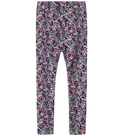 Name It Leggings - Cotton/Modal - NmfPnina - Dark Sapphire Name It Leggings - Cotton/Modal - NmfPnina - Dark Sapphire