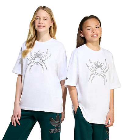 adidas Originals T-shirt - Vit m. Spindel adidas Originals T-shirt - Vit m. Spindel