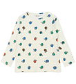 The New Siblings Blouse - Rib - TnstPalmer - Cloud Dancer w. Smi The New Siblings Blouse - Rib - TnstPalmer - Cloud Dancer w. Smi