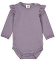 Müsli Bodysuit l/s - Cozy Me Frill - Lilac Fog Müsli Bodysuit l/s - Cozy Me Frill - Lilac Fog