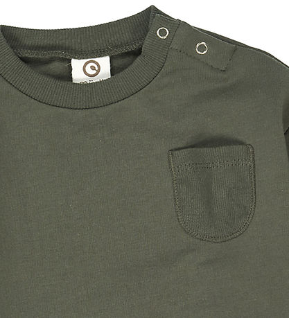 Müsli Collegepaita - Vauva - Cozy Minä Pocket - Deep Green
