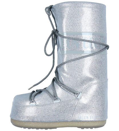 Moon Boot Winter Boots - Icon Glitter - Silver Moon Boot Winter Boots - Icon Glitter - Silver