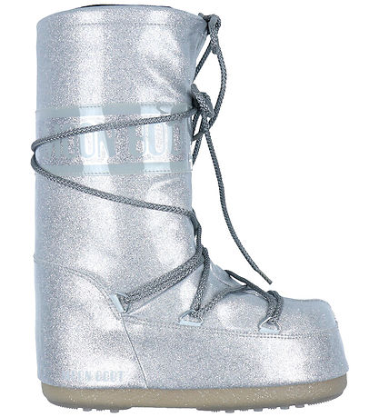 Moon Boot Winter Boots - Icon Glitter - Silver Moon Boot Winter Boots - Icon Glitter - Silver