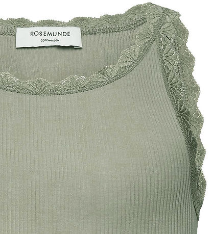 Rosemunde Top - RkBalta - Rib - Abbey Stone w. Lace Rosemunde Top - RkBalta - Rib - Abbey Stone w. Lace