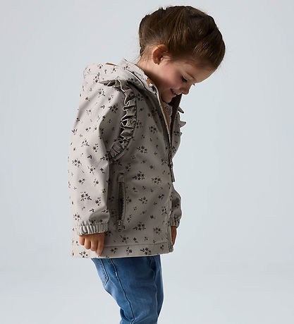 Name It Softshell Jacket w. Fleece - NmfAlfa08 - Pure Cashmere/B Name It Softshell Jacket w. Fleece - NmfAlfa08 - Pure Cashmere/B