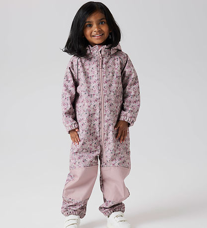 Name It Softshell Suit w. Fleece - Noos - NmfAlfa - Woodrose/Blo Name It Softshell Suit w. Fleece - Noos - NmfAlfa - Woodrose/Blo