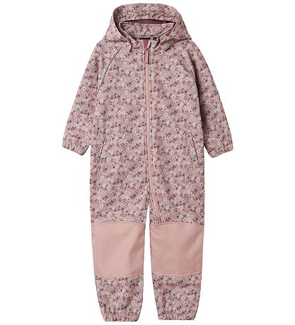 Name It Softshell Suit w. Fleece - Noos - NmfAlfa - Woodrose/Blo Name It Softshell Suit w. Fleece - Noos - NmfAlfa - Woodrose/Blo