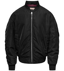 Kids Only Bomber Jakke - KogMinna - Black/Mauve Wine Kids Only Bomber Jakke - KogMinna - Black/Mauve Wine