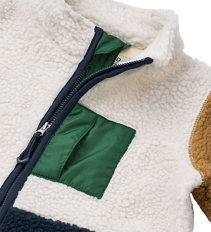 Liewood Fleece Suit - Nolano - Classic Navy Multi Mix