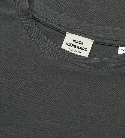 Mads Nørgaard T-Shirt - Fijn Jersey Thorlino - Asfalt Mads Nørgaard T-Shirt - Fijn Jersey Thorlino - Asfalt