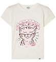 Mads Nørgaard T-shirt - Tuvina Print - Vanilla Ice Mads Nørgaard T-shirt - Tuvina Print - Vanilla Ice